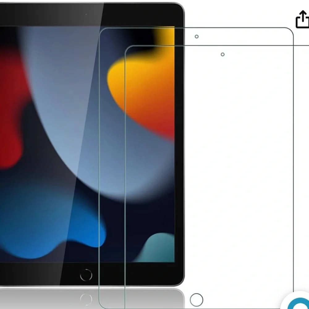Tempered Glass Screen Protector for ipad 10.2 inch; Anti-Scratch/High Definition